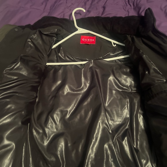 Stylish Dark Green Guess Jacket Large - Picture 4 of 4